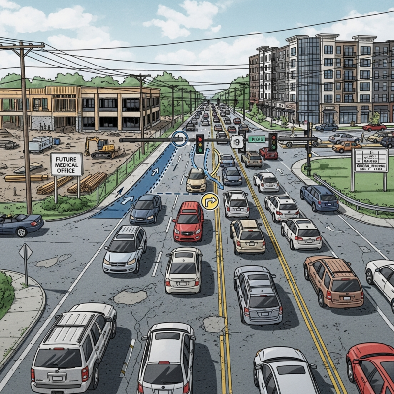 Wilton Is Finally Bringing the Big Maple Avenue Traffic Promises Back to the Table