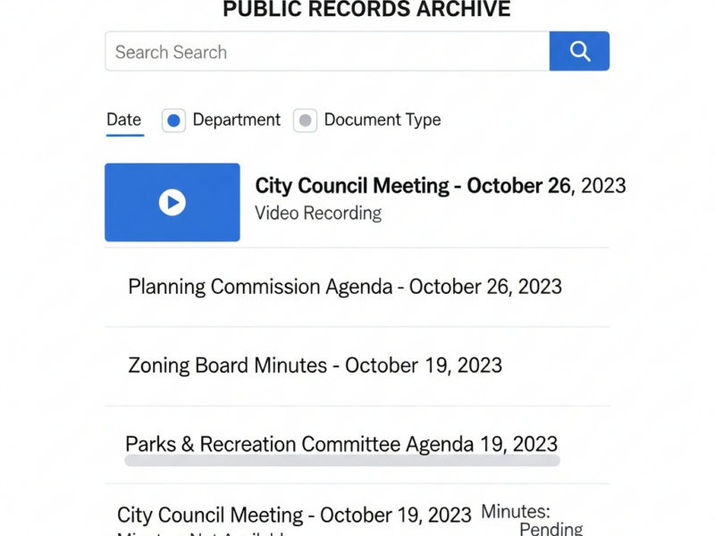 Update: Wilton’s Town Board Pages Catch Up, but Planning Board Minutes Still Stop at May 20